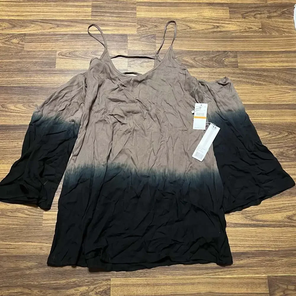 NWT O'Neill Sun Dip Ombre Cold Shoulder Cover Up